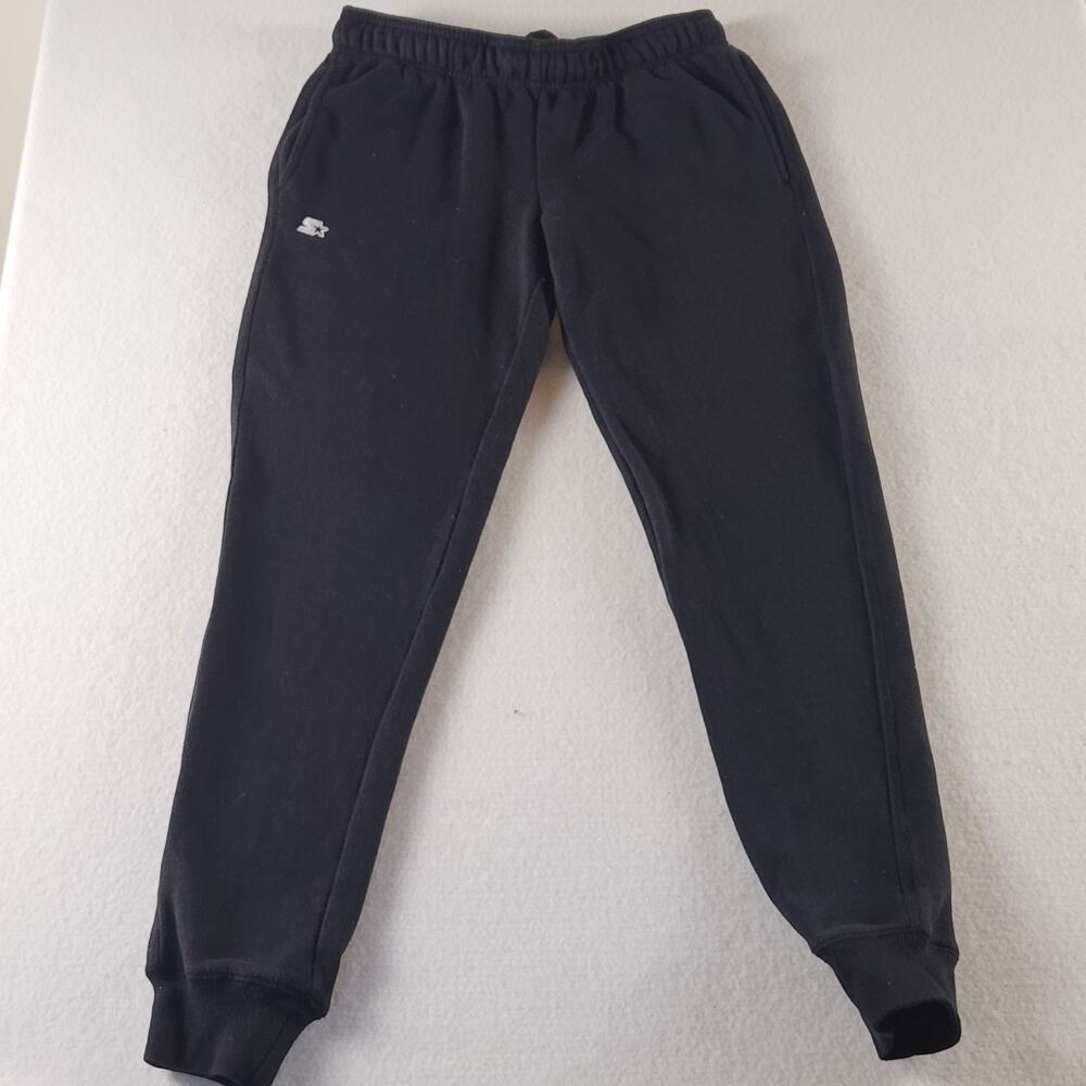 Starter Fleece Sweatpants/Joggers Black Size XS
